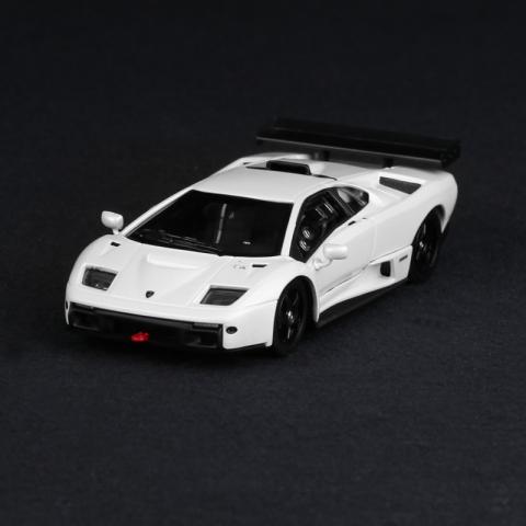 京商 1:43 兰博基尼 迪亚波罗Diablo GTR-S 合金仿真静态汽车模型 白色 20周年纪念版