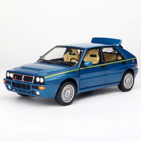 京商 1/18 Lancia Delta HF -1992 合金汽车模型 可开门 蓝色