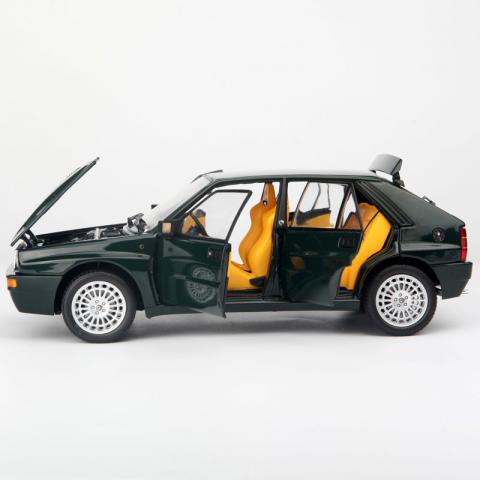 京商 1/18 Lancia Delta HF -1992 合金汽车模型 可开门 绿色