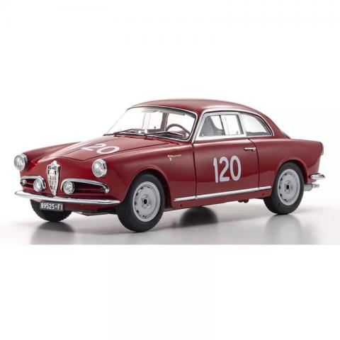 KYOSHO 京商 1/18 阿尔法罗密欧 Alfa 1956 #120 合金模型 红色