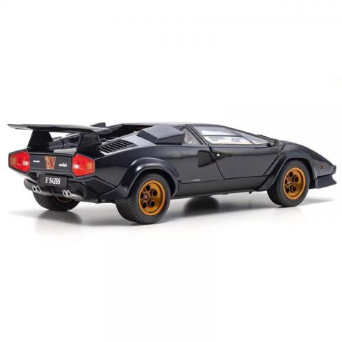 京商 1/18 Lamborghini Countach 合金汽车模型 黑色 可开门