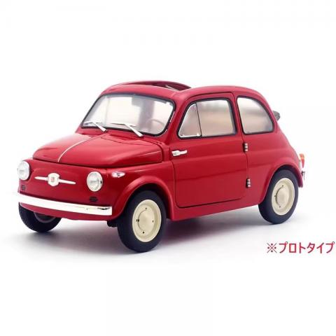 京商 1/18 菲亚特 Fiat Nuova 500 合金汽车模型 可开门红色
