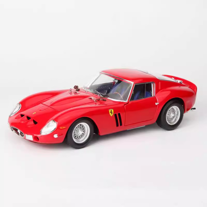 京商Kyosho 1:18 法拉利250GTO 合金汽车模型 红色 老爷车